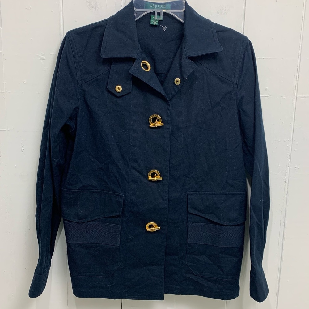 Lauren Ralph Lauren Navy Utility Jacket